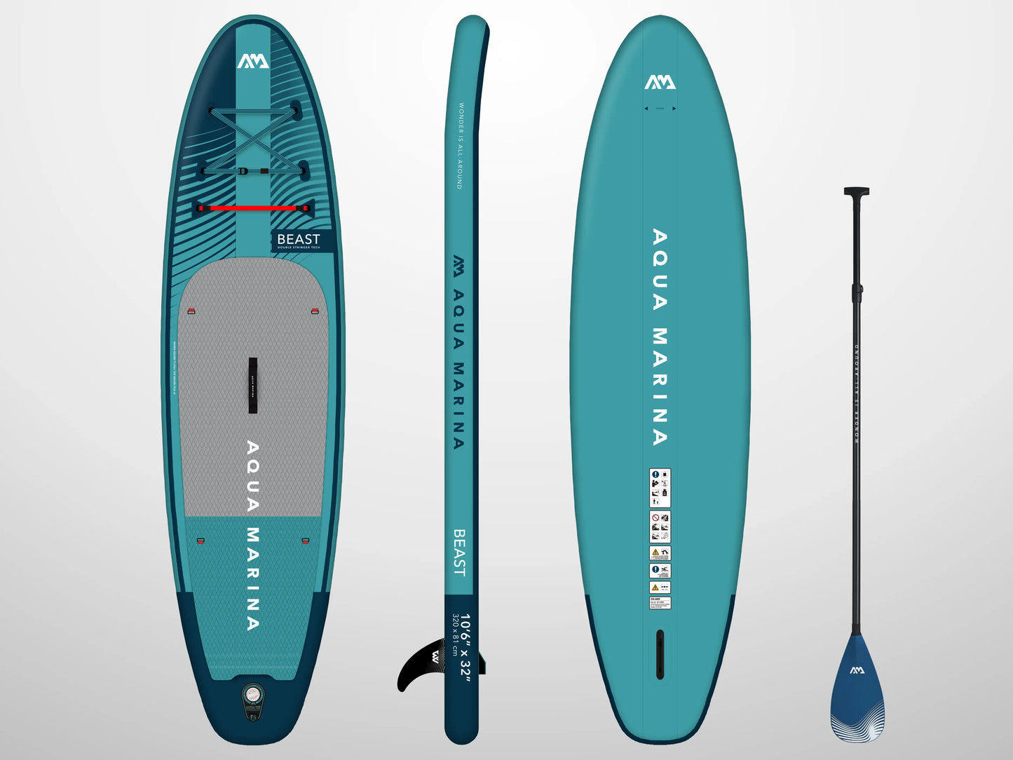 BEAST 10'6" Advanced All-Around Inflatable Paddle Board