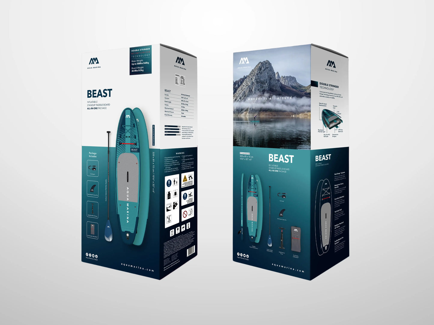 BEAST 10'6" Advanced All-Around Inflatable Paddle Board