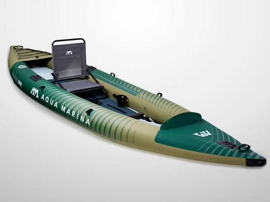 CALIBER 398 Angling / Fishing Inflatable Kayak 1/2-Person